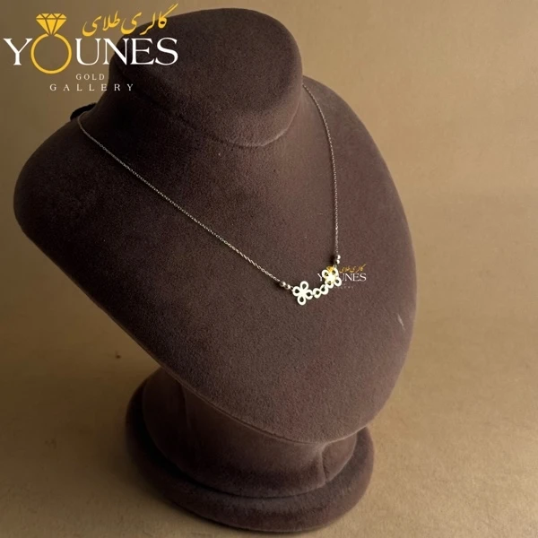 گردنبند طلا گل و بینهایت